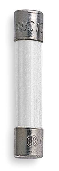Fuse, Time Delay, 15A, MDA Series, 250V AC, Not Rated, 1-1/4
