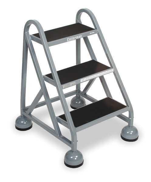 31 in H Steel Rolling Step, 3 Steps