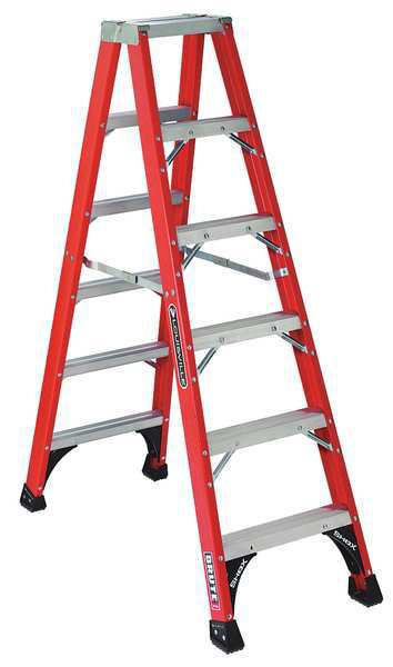6 ft Fiberglass Twin Stepladder