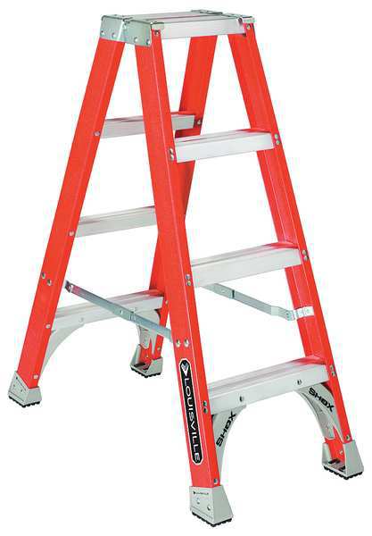 4 ft Fiberglass Twin Stepladder