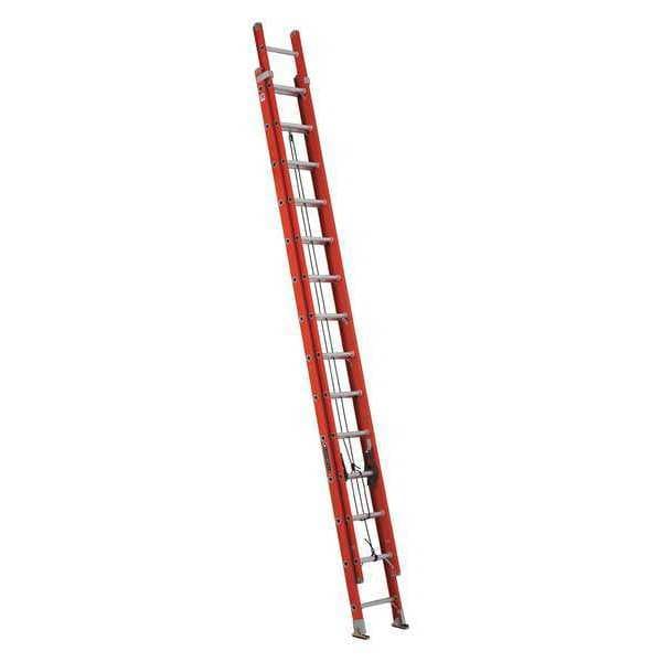 Fiberglass Extension Ladder, 300 lb Load Capacity