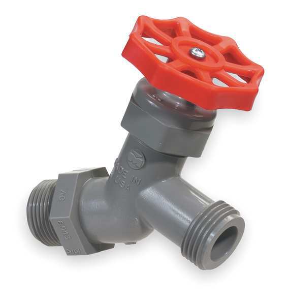 Hose Bibb, 1/2 In MPT, Celcon(R), Handwheel