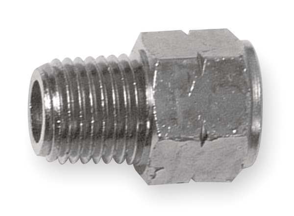 Nickel Plated Brass Adapter, FNPT x MBSP, 3/8
