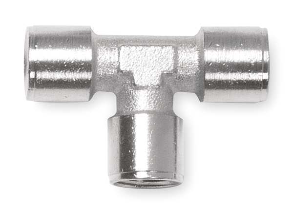 Nickel Plated Brass Tee, FNPT, 1/2