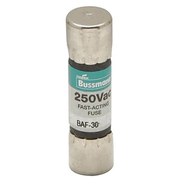Fuse, Fast Acting, 30A, BAF Series, 250V AC, Not Rated, 1-1/2