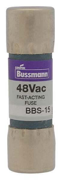 Fuse, Fast Acting, 1-1/2A, BBS Series, 600V AC, Not Rated, 1-3/8