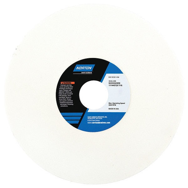 Grinding Wheel, T1, 8x1/2x1.25, AO, 80G, PK5