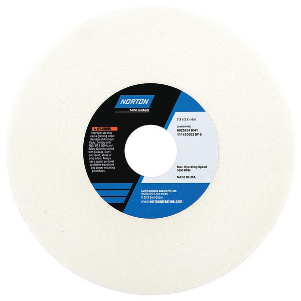 Grinding Wheel, T1, 7x1/2x1.25, AO, 60G, PK5