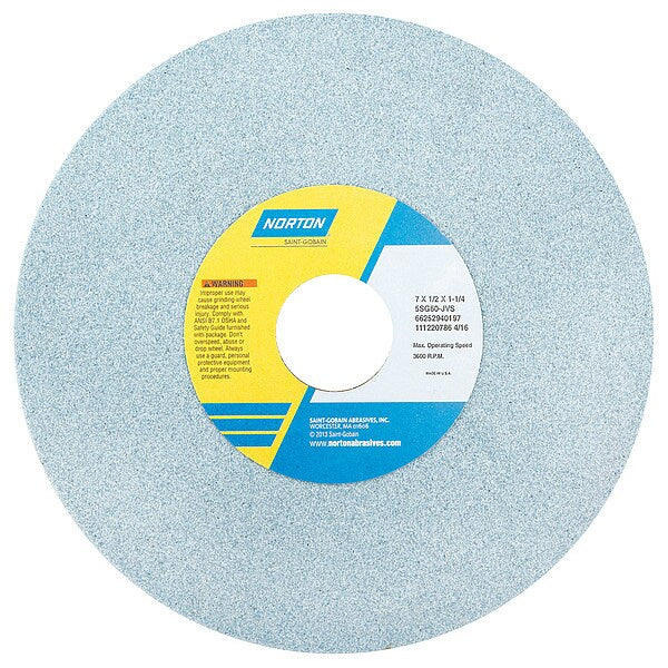 Grinding Wheel, T1, 7x1/2x1.25, CA, 60G, PK5