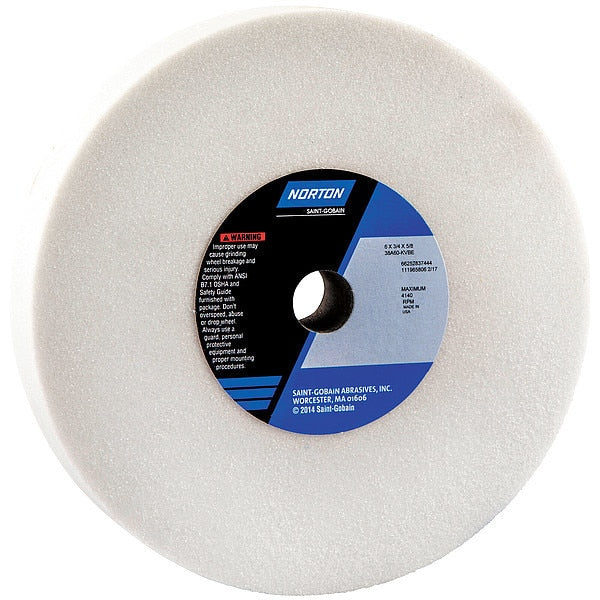 Grinding Wheel, T1, 6x3/4x5/8, AO, 60G, PK5