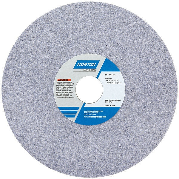 Grinding Wheel, T1, 8x1/4x1-1/4, AO, 60G, PK5
