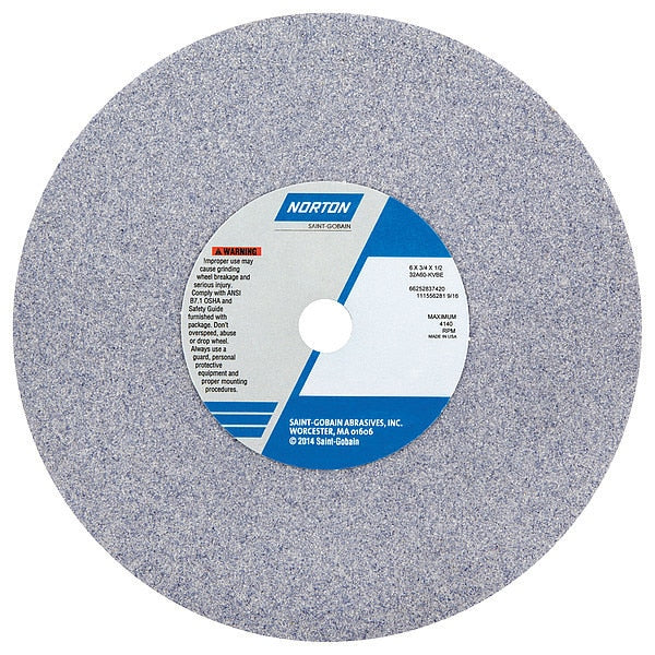Grinding Wheel, T1, 6x3/4x1/2, AO, 60G, PK5