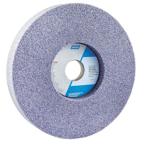 Recessed Grinding Wheel, 1/S, 8x1x1.25, PK5