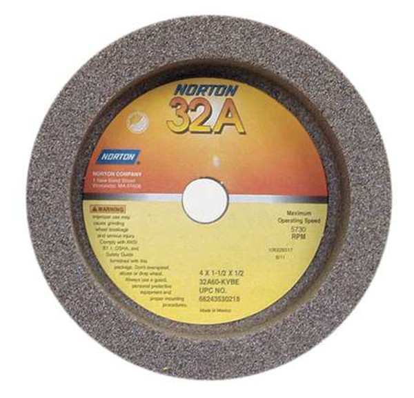 Straight Cup Wheel, 4 Diax1.5 Tx1/2AH, PK5