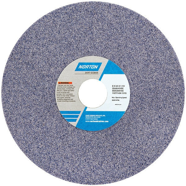 Grinding Wheel, T1, 8x3/4x1-1/4, AO, 46G, PK5
