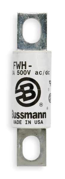 Semiconductor Fuse, Fast Acting, 60 A, FWH-A Series, 500V AC, 500V DC, 3-3/16