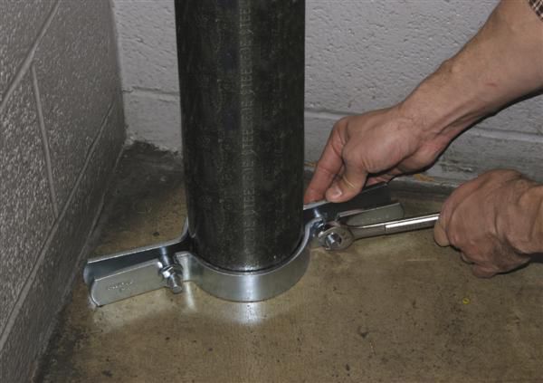 Riser Clamp, 3/4 In, 255 lb Max Load