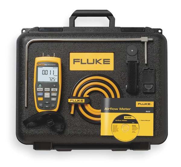Handheld Micromanometer Kit, 0 to 16In WC