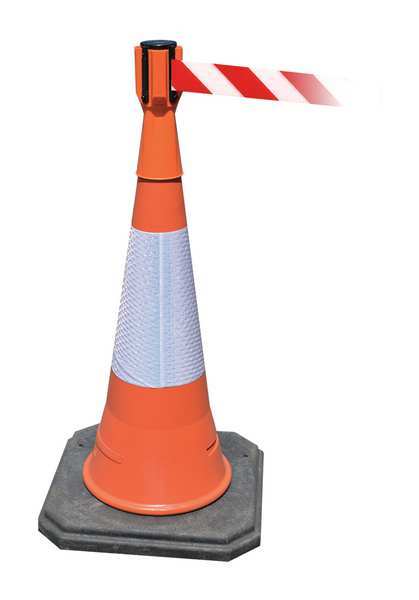Tensacone Topper(R), Height 9 In, Orange