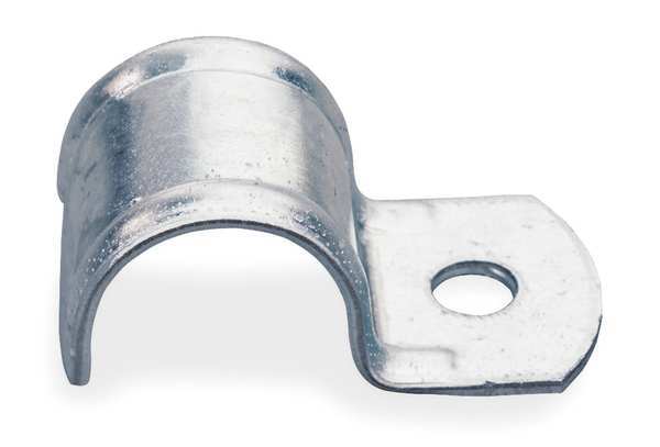 One Hole Clamp, 1 1/2 In Pipe Sz, Steel