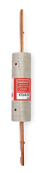 Fuse, Fast Acting, 200A, KTS-R Series, 600V AC, Not Rated, 9-5/8