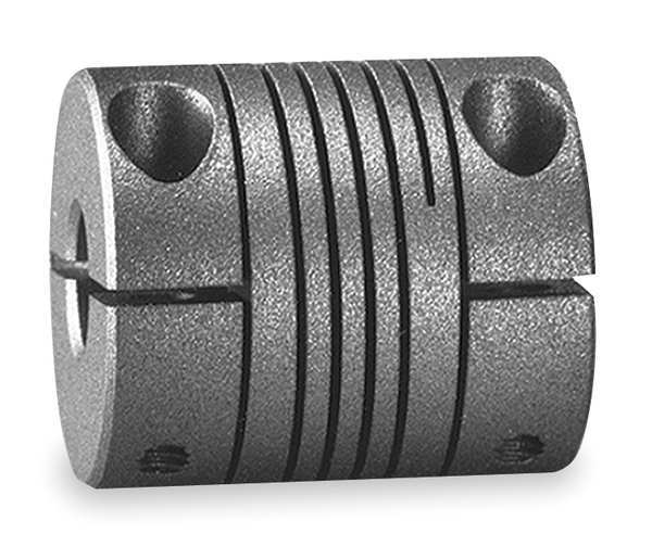 Coupling, Single Beam, Bore 1/4x1/4 In