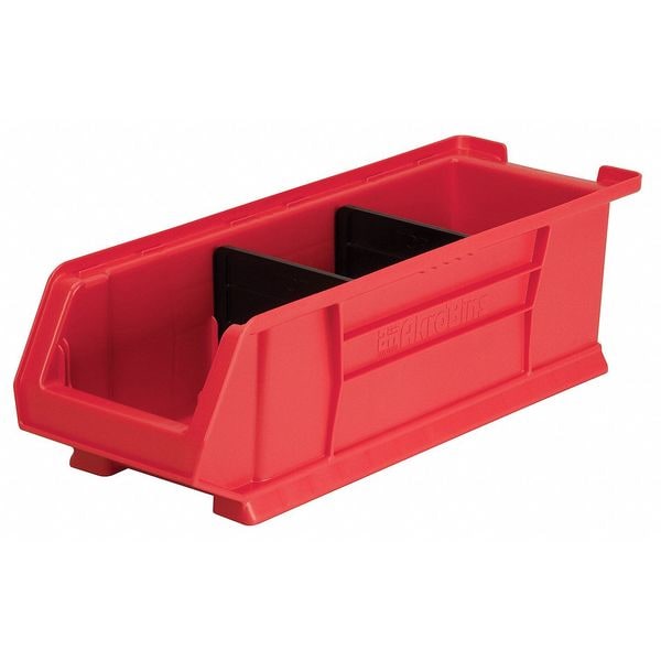 Plastic Divider, Black, 20 3/4 in L, 5 7/8 in H