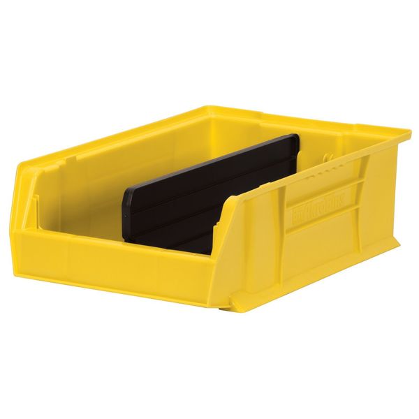 Plastic Divider, Black, 16 1/4 in L, 5 1/8 in H