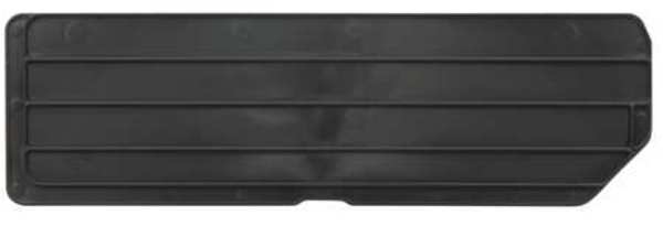Plastic Divider, Black, 16 1/4 in L, 5 1/8 in H