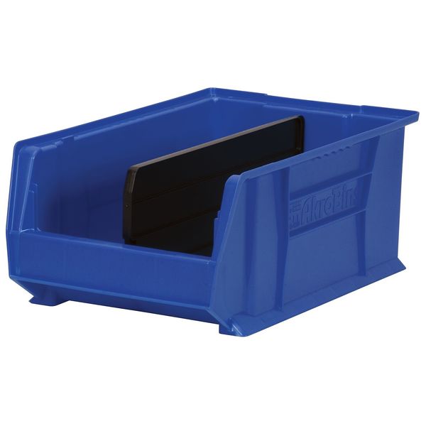 Plastic Divider, Black, 16 1/4 in L, 7 1/8 in H