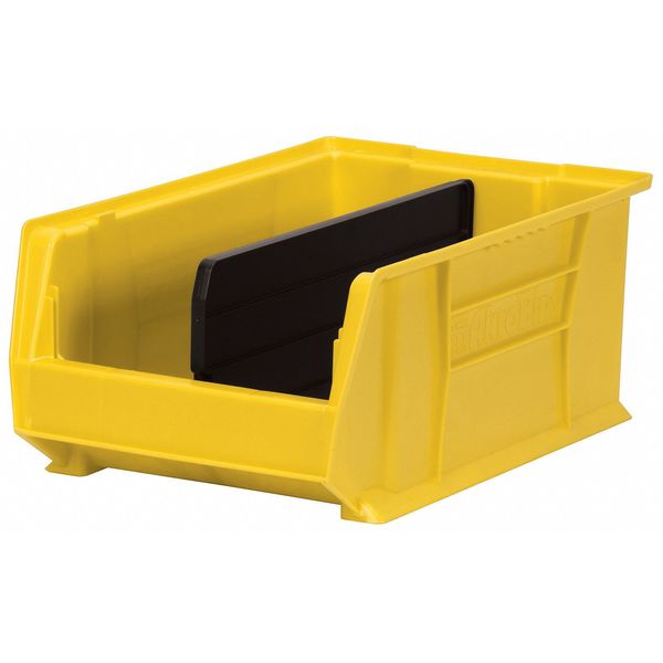 Plastic Divider, Black, 16 1/4 in L, 7 1/8 in H