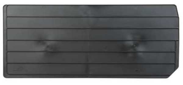 Plastic Divider, Black, 25 3/4 in L, 11 in H