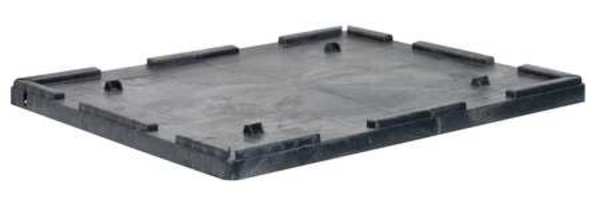 Black Plastic Bulk Container Lid