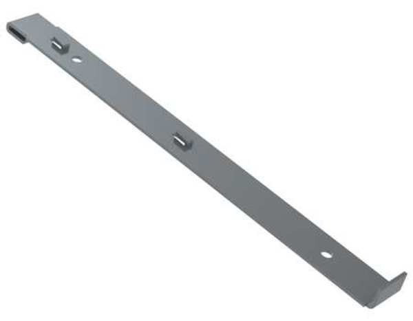 Gray Steel Hanging Straps, 1 in W, 10 7/8 in H, 2 PK