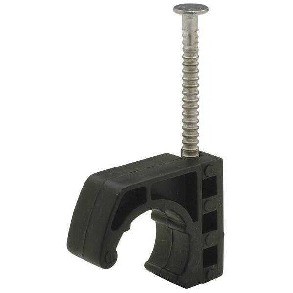 Nail Clamp, Pipe, 1In, Steel and Plastic