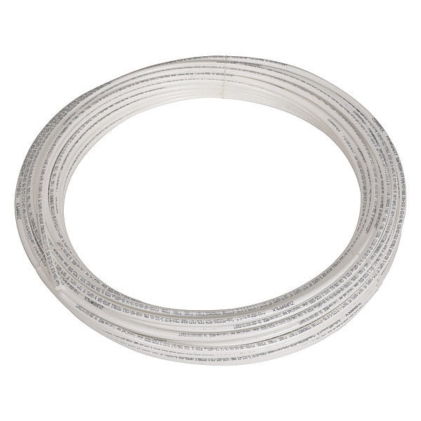 PEX Tubing, White, 1/2 in, 300 ft, 100 psi