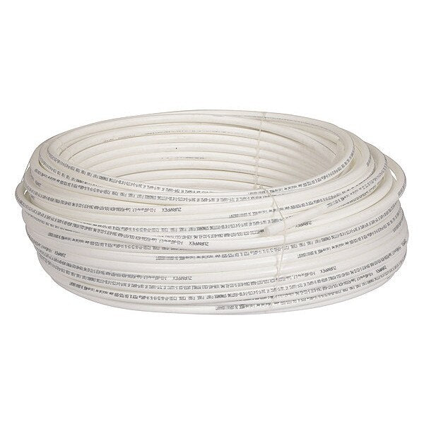 PEX Tubing, White, 3/4 in, 500 ft, 100 psi