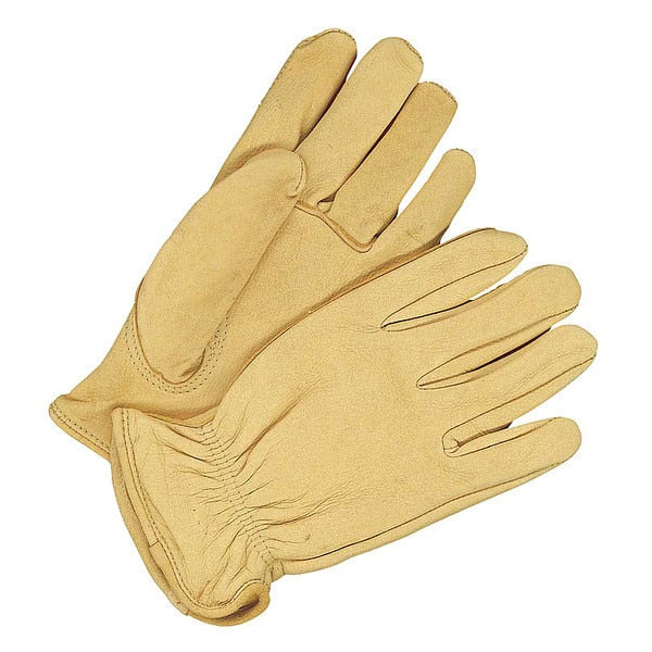 Grain Deerskin Driver Tan, Size M