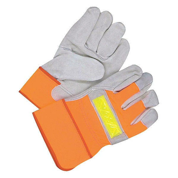 VF, Leather Glves, Safety, L, 55LC56, PR