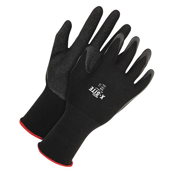 15G Nylon Liner Crinkle Latex Palm Dipped, Size S (7)