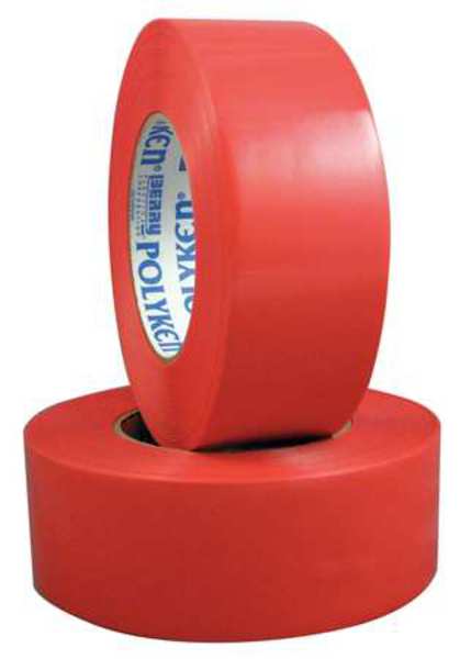 Film Tape, Polyethylene, Red, 48mm x 55m
