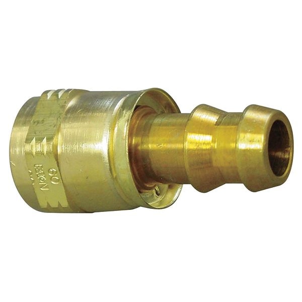 Hydraulic Hose Fitting, Straight, 1/4