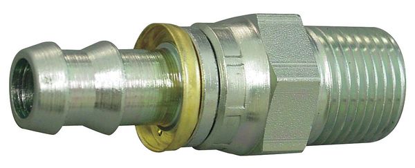 Hydraulic Hose Fitting, Straight, 1/4