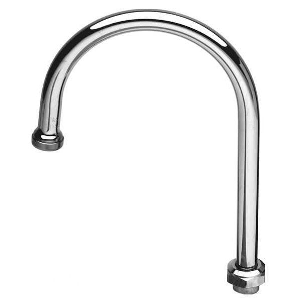 Gooseneck Spout, Swivel, 3/8 In, Brass