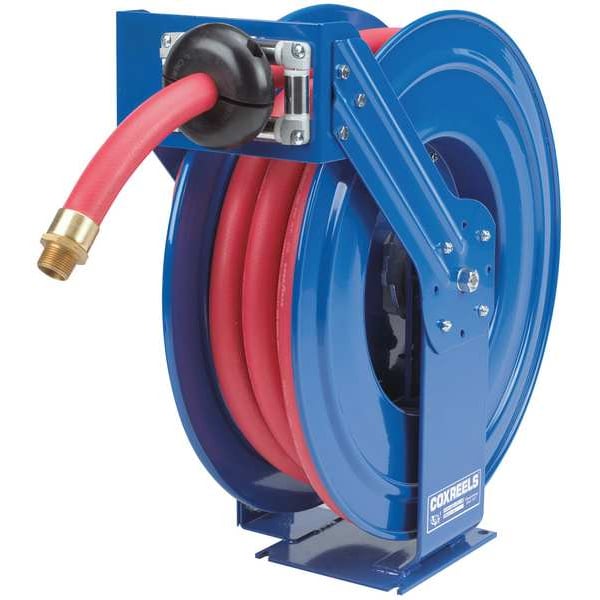 Spring Return Hose Reel, 3/4 in Hose Dia., 50 ft Length, 300 psi