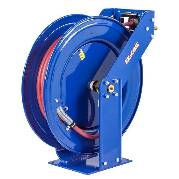 Spring Return Hose Reel, 3/8 in Hose Dia., 75 ft Length, 5,000 psi