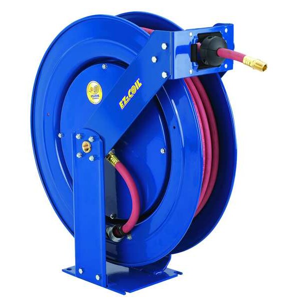 Spring Return Hose Reel, 3/8 in Hose Dia., 100 ft Length, 300 psi