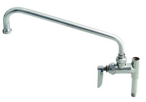Manual Single Hole Mount, 1 Hole Pre-Rinse Add-On Faucet, Chrome