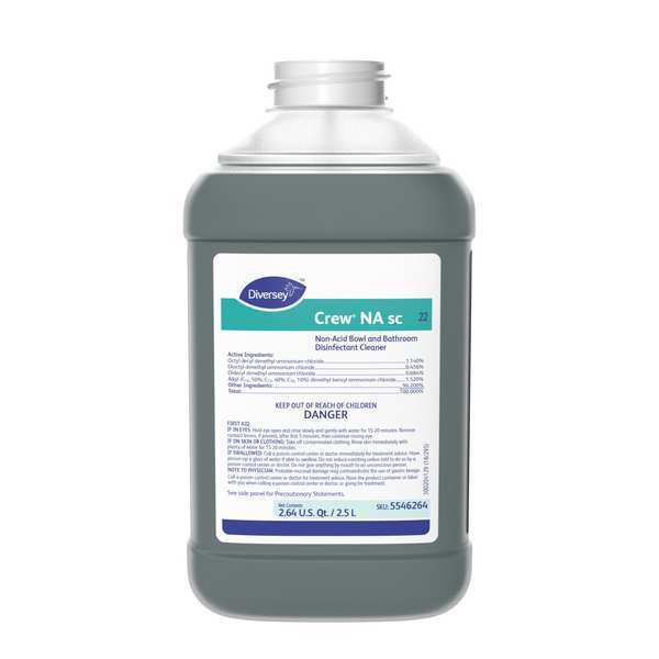 Bthrm Disinfectant Cleaner, 2.5L, Blue, PK2