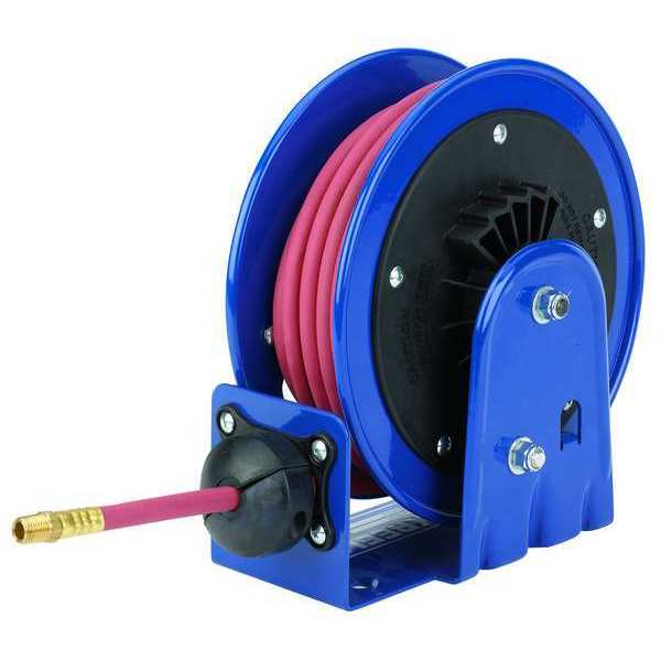 Spring Return Hose Reel, 3/8 in Hose Dia., 10 ft Length, 300 psi